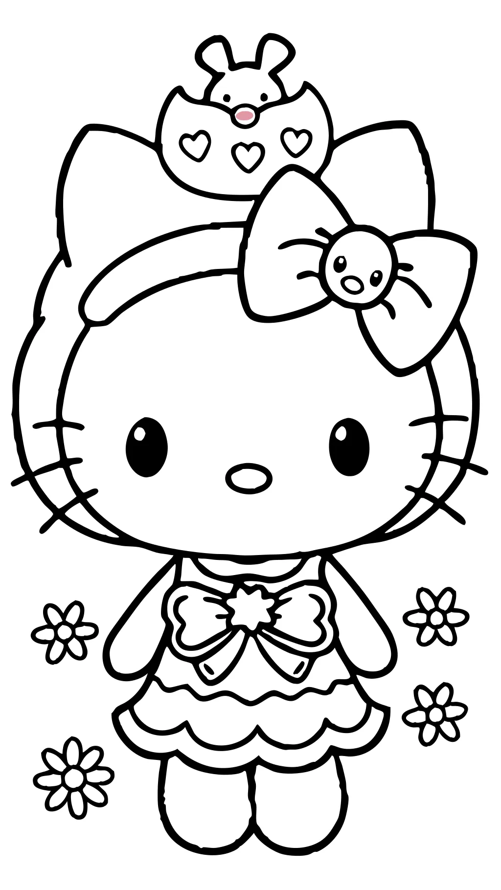 printable sanrio characters coloring pages